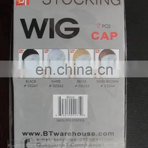 Mesh Net/silk Skin Black Wig Caps thumbnail-5