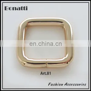Simple Style Golden Zinc Alloy Metal Bag Buckles thumbnail-1