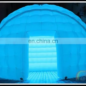 2016 Best Selling Inflatable LED Light Igloo Photo Booth Dome Tent For Photo Taking On Sale thumbnail-1