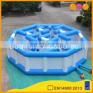 Round Interactive Inflatable Game Labyrinth Inflatable Maze for Outdoor Leisure Activities thumbnail-1