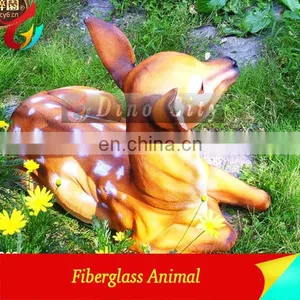 Artificial Fiberglass Outdoor Playground Giraffe Statue thumbnail-5