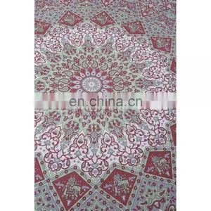 Star Indian Mandala Tapestry Beach Spread thumbnail-1