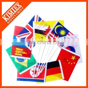 Cheap Printed Made Custom Hand Held Flags thumbnail-4