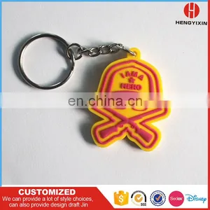 Hot Selling ! Disney Audited Factory Plastic Rubber Soft 3d PVC Keychains thumbnail-3