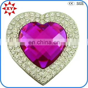 Fashion Crystal Handbag Red Stone Bag Hanger thumbnail-6