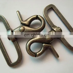 Wholesale Custom Swivel Eye Loop Hook Trigger Dog Collar Snap Hook thumbnail-1