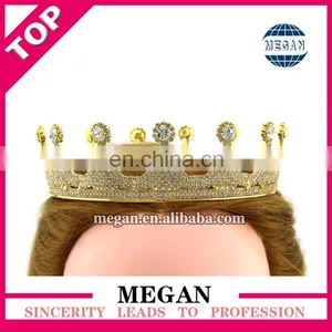 Fashion Design Women Crown Jewelry Hair Crown Bride Tiara Wholesale thumbnail-2