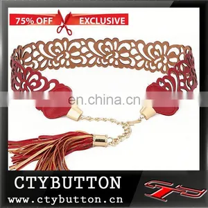Exclusive Hollow With Tassel Braided Macrame Belts thumbnail-1