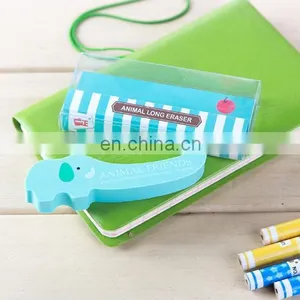 Pvc Box Packing Animal Long Erasers Cute Gift for Kids Rewards for Students thumbnail-4