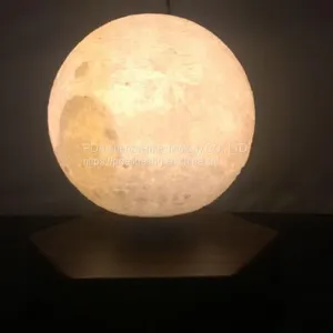 Magnetic Floating Levitate Bottom Moon Ball Lamp thumbnail-1