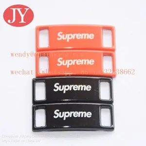 Jiayang Red Color Print Logo High Quality Shoes Shoelace Charm Tag thumbnail-3