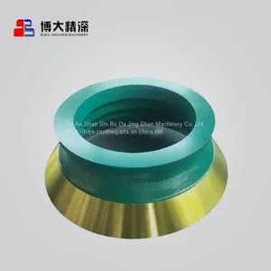 High Manganese Casting Metso HP200 Mantle and Bowl Liner Cone Crusher Wear Spare Parts thumbnail-1