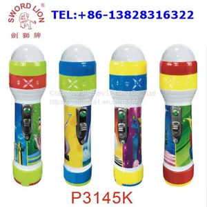SWORD LION Brand New Design Battery Powered Plastic Led Flashlight Torch Light With Cover thumbnail-1