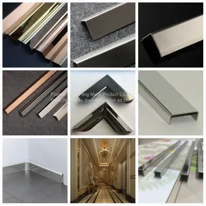 Stainless Steel Tile Edge Trim on Wall Decoration thumbnail-1