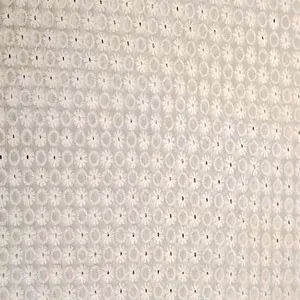 Latest African Embroidery Fabric Lace in Cotton Fabrics thumbnail-1
