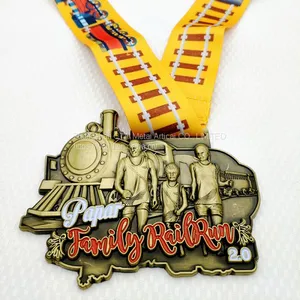 Zinc Alloy Activity Competition Medal Custom Creative Paint Games Metal Medal Marathon Medal Custom thumbnail-1