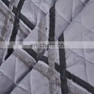 Patchwork Reversible Queen 90gsm Microfiber Fabric Quilt Bedspread Set thumbnail-4