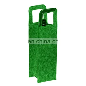 Felt Red Wine Single Bottle Bag for Gifts thumbnail-3