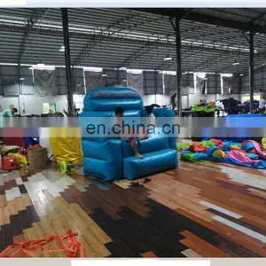 Customized Popular Turquoise Inflatable Sofa, Outdoor Advertising Props Inflatable Giant Sofa for Promotion thumbnail-3