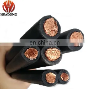Flexible Welding Cable Double Insulated Black Orange 450/750V 16 25 35 50 70 95 Mm2 Rubber Compound Insulation Material thumbnail-3