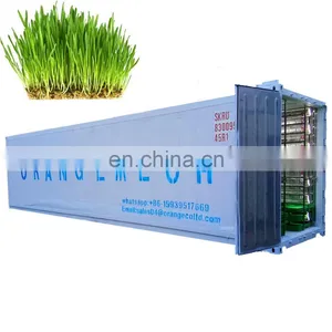 1500kg/day Capacity Cow/sheep Feed Wheat/barley Hydroponic Fodder Container/machine thumbnail-1