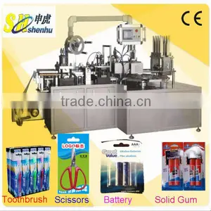 AUTO Toothbrush/Scissors/Battery/Solid Gum Paper-Plastic Blister Packing Machine Wholesale thumbnail-1