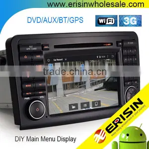 Erisin ES2511B Android 4.4.4 2 Din 7 Inch Car Radio DVD GPS 3G WiFi for Mercedes thumbnail-1