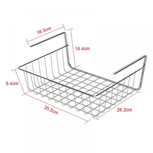 Filta Hardware Home Storage Holder Kitchen Cabinet Pantry Metal Wire Organizer Rack Holder thumbnail-1