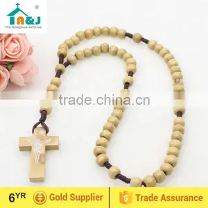 Eco-Friendly Material Children's Wood Rosary Factory Wholesale thumbnail-1