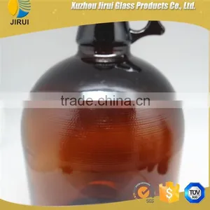 4 Gallon Amber Glass Wine Jar 4 Gallon Glass Jar thumbnail-2