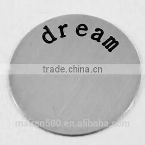 B6 Fashion Floating Charms Stamped Plate for Floating Locket thumbnail-1