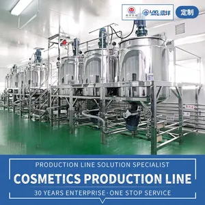 Stainless Steel Vacuum Mixing Emulsifying Tank - Daily Chemical Shampoo Shower Gel Laundry Detergent Liquid Soap Manufacturing Stirring Equipment thumbnail-3