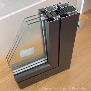 108Aluminum Insulated Broken Bridge Window Doors thumbnail-2