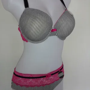 Women Fashion Bra Set,sexy Bra With Lace Panty Oem thumbnail-5