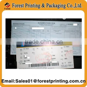 Airline Thermal Paper Boarding Pass Flight Ticket thumbnail-1