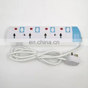 High Quality 2m Electrical Universal Standard Extension Socket Protection 4 Outlet Power Strip Socket Household Sockets thumbnail-1