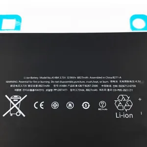 Tablet Battery For IPad 5 Air For IPad5 A1474 A1475 A1476 A1484 A1822 A1823 A1893 A1954 8827mAh thumbnail-2