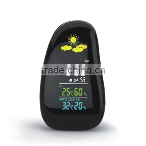 Indoor Outdoor Temperature Humidity Wireless Weather Station thumbnail-1