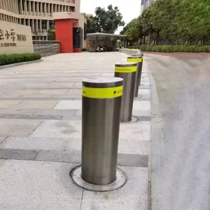 UPARK Heavy Duty Metal Parking Posts Residential Use Private Area Mall Entrance Security Barrier Manual Bollard thumbnail-1