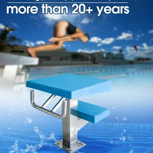 Pikes Portable Stainless Steel 1 Step/2 Steps Swimming Pool Diving Platform Starting Blocks for Sale thumbnail-4