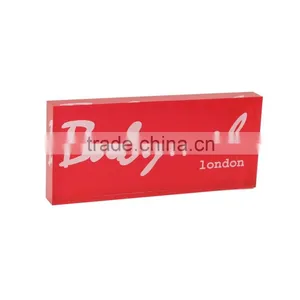 Acrylic Logo Block, Clear Plexiglass Block thumbnail-3
