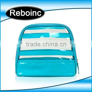 Fashion Luxury Waterproof PVC Cosmetic Hand Bag thumbnail-1