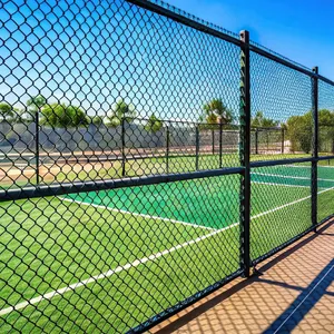 Decorative Temporary Chain Link Fence for Basketball Courts - Used & Reusable thumbnail-5
