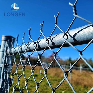 Eco Friendly Commercial/residential Chain Link Fencing Iron Woven Wire Mesh Fences thumbnail-4