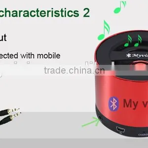 N9 PATENT Small Portable Speaker,rechargeable Speaker Box With Light thumbnail-4