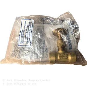 REGO CFF250G Brass Cryogenic Needle Valves of Pressure or in Bulk Vessel Gauging Lines 1/4IN Gas Gauge Isolation Valve thumbnail-1