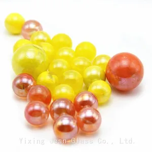 Wholesale Glass Beads Marbles 16mm 25mm Colorful Glass Beads Fishbowl Decorative Beads Craft Ball thumbnail-2