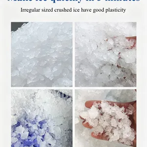 60kg/24h Commercial Snow Flake Ice Maker Food Grade Automatic Snow Ice Machine for Seafood Catering thumbnail-4