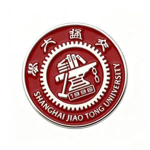 Custom Logo College Enamel Pin for University Merchandise & Events thumbnail-3
