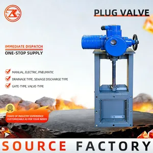 OEM Pneumatic Slide Gate Valve Carbon Steel Wear Resistant For Dust Collector Silo Fly Ash Cut-off CE Certified thumbnail-3